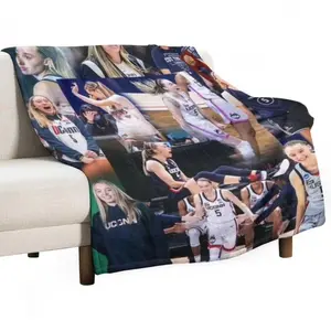 Paige Bueckers Blankets Cartoon Super Soft Throw Blanket Super Soft, Lightweight And Cozy Flannel Blanket, Bed, Sofa Decoration summerwins