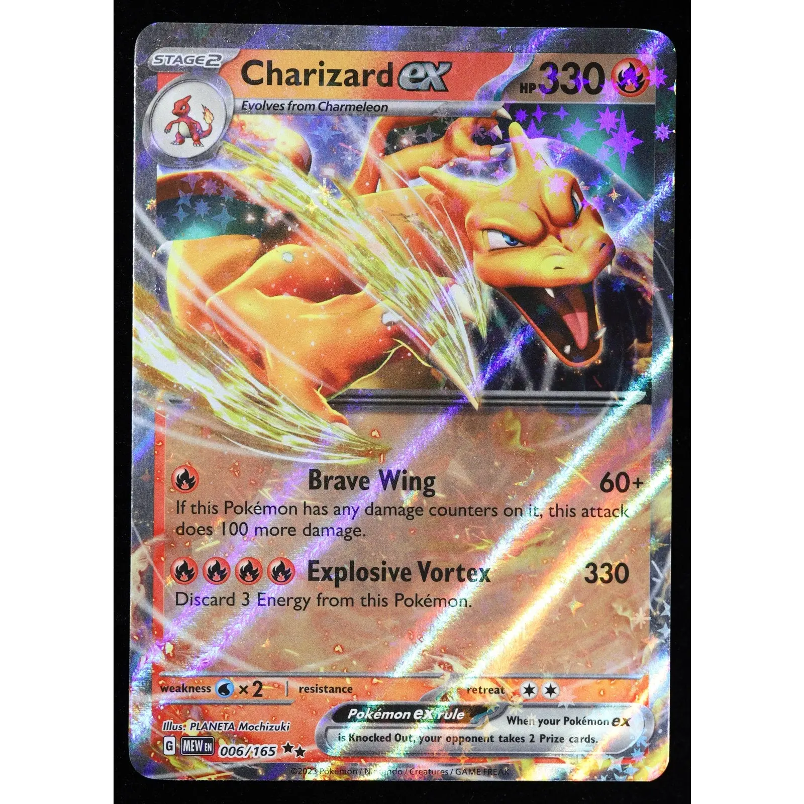 Pokémon Charizard ex 006/165 Scarlet & Violet 151 Near Mint