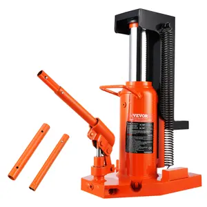 VEVOR Hydraulic Toe Jack, Summervibes,Summervibes, 10 Ton On Toe Toe Jack Lift, 20 Ton On Top Lift Capacity Machine Jack, 1.2-7.5 in Toe Height, 12.6-18.9 in Top Height, Air Hydraulic Claw Jack for Machinery, Industry