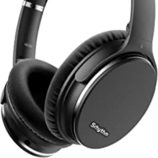 Srhythm NC35 Noise Cancelling Headphones Wireless Bluetooth 5.0, Fast Charge Over-Ear Lightweight Headset with Microphones,Mega Bass 50+ Hours’ Playti
