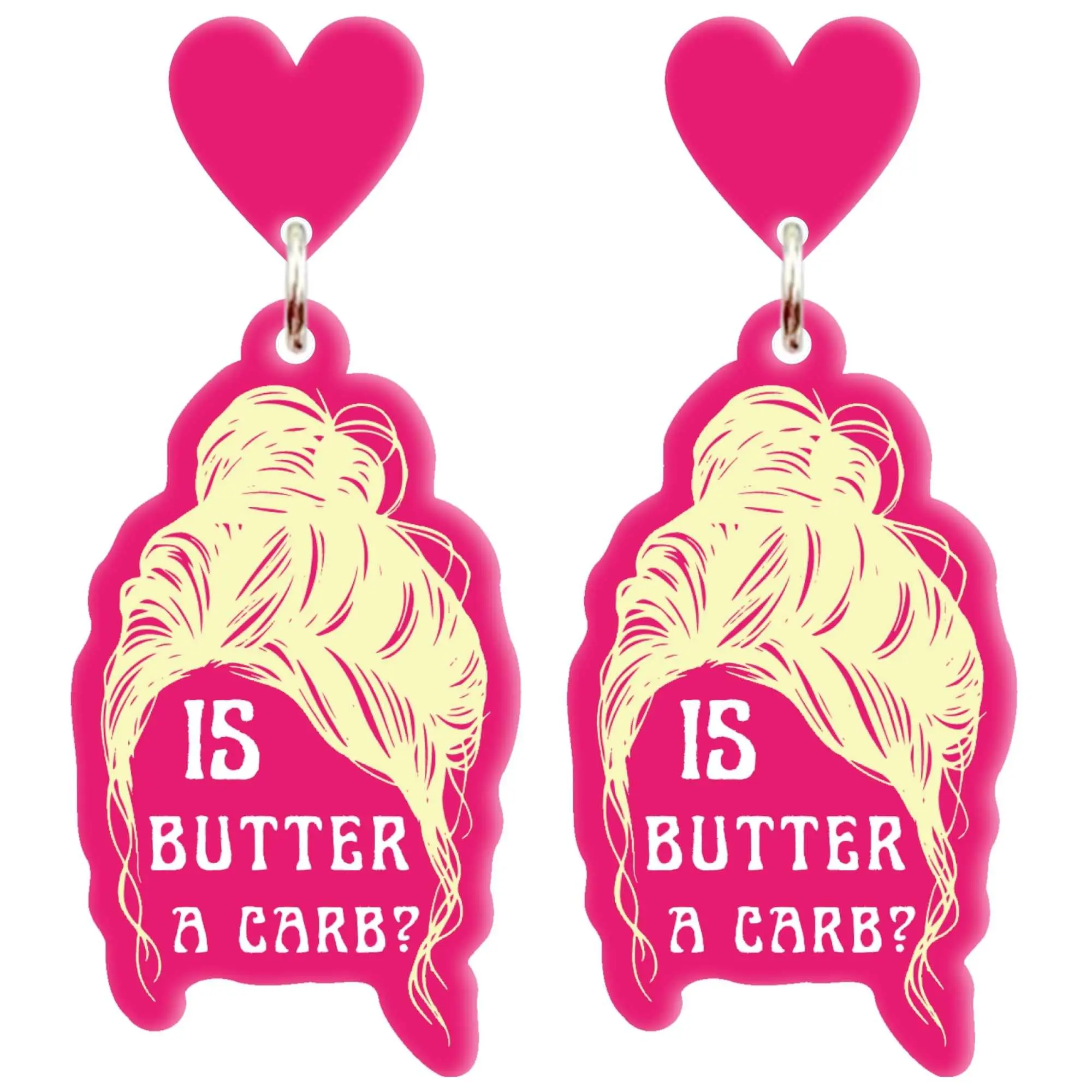 Is Butter A Carb, Mean Girls Inspired Hypoallergenic Lightweight Fun Earrings, Fun Merchandise, Themed Party Favors, Gifts for Women, Teen, Girls, Fans