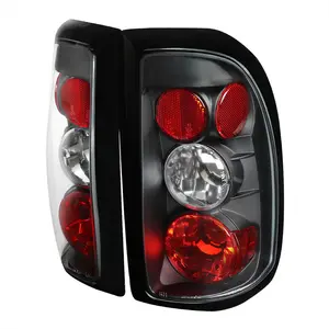 1997-2004 Dodge Dakota Tail Lights (Matte Black Housing/Clear Lens)