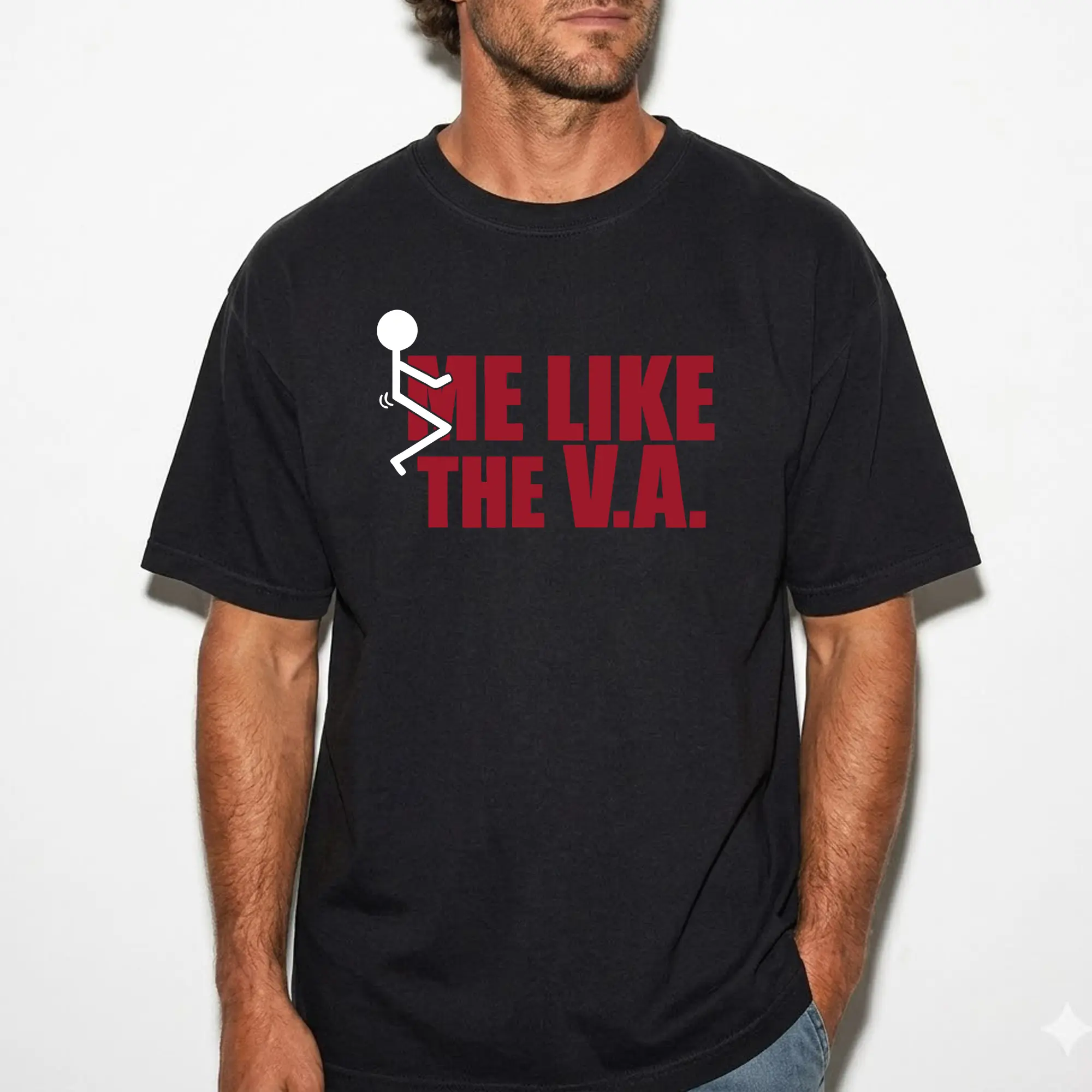 F*** Me Like The V.A Shirt, Funny Veteran Tee, Military Dark Humor, Veteran Gift
