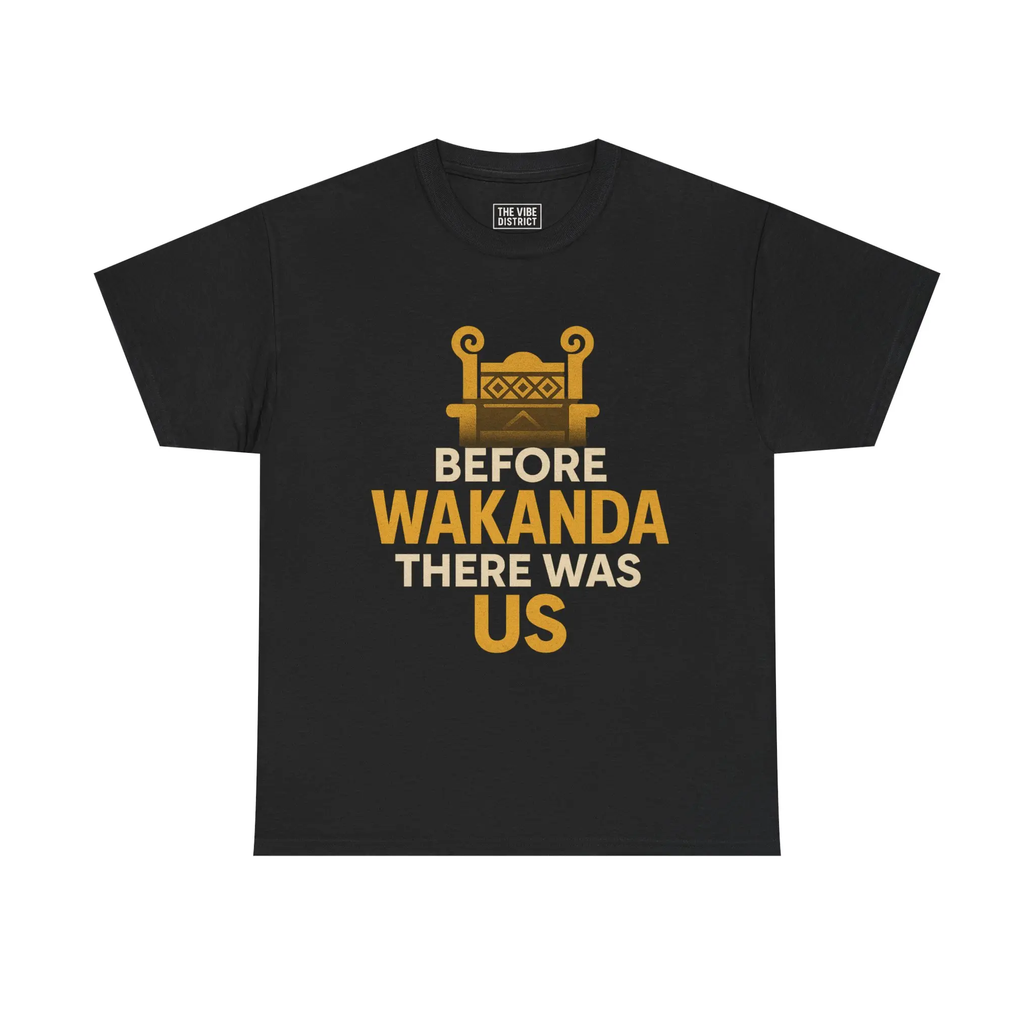 Wakanda Pride Tee - Graphic Unisex Heavy Cotton T-Shirt for Black Panther Fans, Unique Gift Idea, Celebration Apparel, Statement Clothing