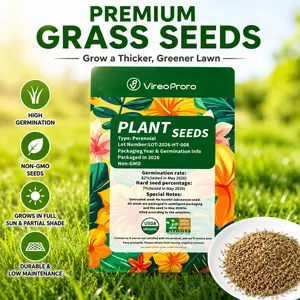 Premium Grass Seed Blend (3000 Seeds Pack) - Fast Growing Lawn Seeds for Yard Repair and Landscaping, All-Weather Durable & Drought Tolerant Green Grass Seeds