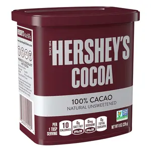 HERSHEY'S Natural Unsweetened Cocoa Powder Can, 8 oz