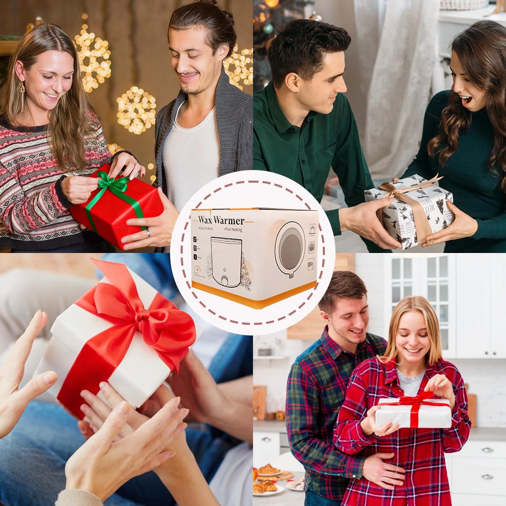 Mother's Day New Arrival - Viilife Hard Wax Hair Removal Kit (with Adjustable Temperature Control) - Includes 20 application wands - Suitable for full-body hair removal; enriched with various plant extracts, specially formulated for sensitive skin.