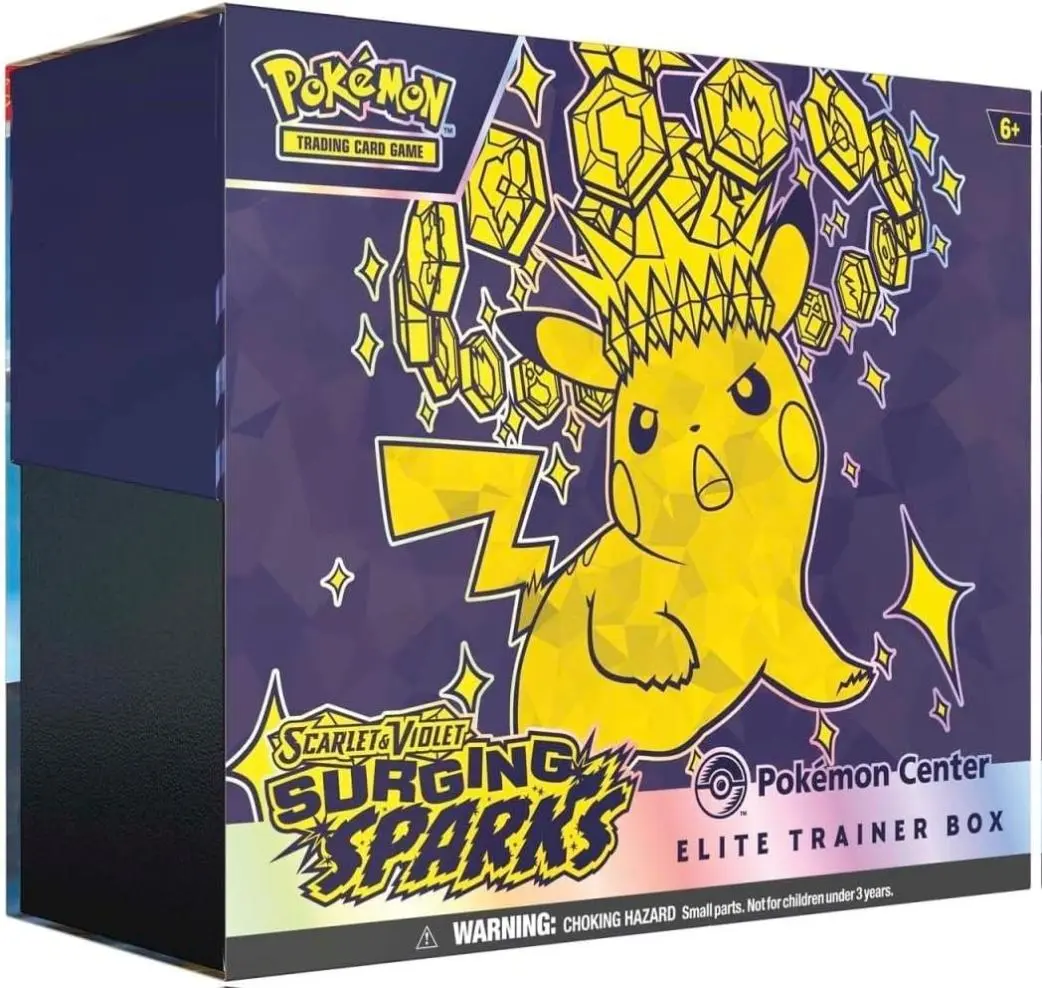 Pokemon Center Exclusive ETB: Surging Sparks Elite Trainer Box with 11 Boosters Packs, ACE SPEC Cards, 65 Cards, and Organizing Dividers tcg - TikTok Shop Pokemon Center Exclusive ETB: Surging Sparks Elite Trainer Box with 11 Boosters Packs, ACE SPEC Cards, 65 Cards, and Organizing Dividers tcg - TikTok Shop