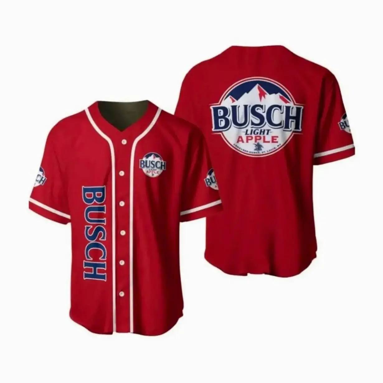 Busch Light Apple Jersey, Patriotic Shirt, Graphic Tee, Gift For Lovers