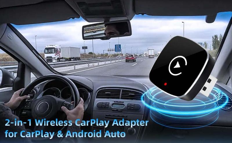 【YURNLV】2026 New Wireless CarPlay Adapter - Fast Connection for iPhone & Android | Hands-Free Calling 【YURNLV】2026 New Wireless CarPlay Adapter - Fast Connection for iPhone & Android | Hands-Free Calling