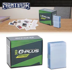 CROSSDESIGN 200Pcs Large Semi Rigid Card Holder PSA Grading Submission Holders