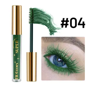 Colored Mascara,Lengthening Mascara,Waterproof Thickening Quick-Dry Mascara Cream Eyelashes Makeup Cosmetics Halloween Christmas Stage Makeup glitter makeup
