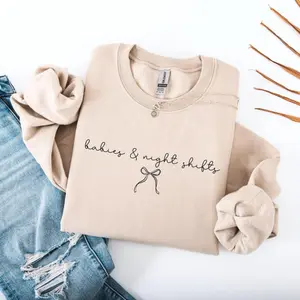 Labor and Delivery Nurse T-Shirt / Sweatshirt, L and D Nurse Shirt, Mother Baby Nurse Shirt, NICU Nurse T-Shirt, Postpartum Nurse Midwife Shirt, Cotton Fabric