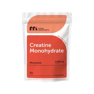Micro Ingredients Creatine Monohydrate 5000mg Per Serving, 500 Capsules Micro Ingredients Creatine Monohydrate 5000mg Per Serving, 500 Capsules