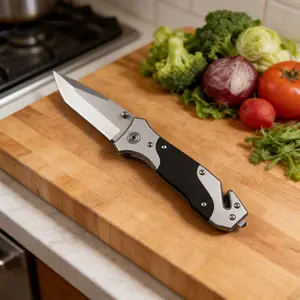 3-in-1 Outdoor Multitool Knife, Camping & Picnic Gear, Ideal Gift for Dad