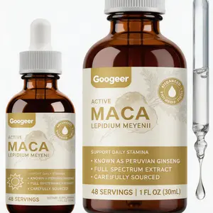 Googeer Nutra Maca Root Drops forman  Organic Maca Root Liquid Extract - Adaptogen - Mood & Overall Health - Stress Support