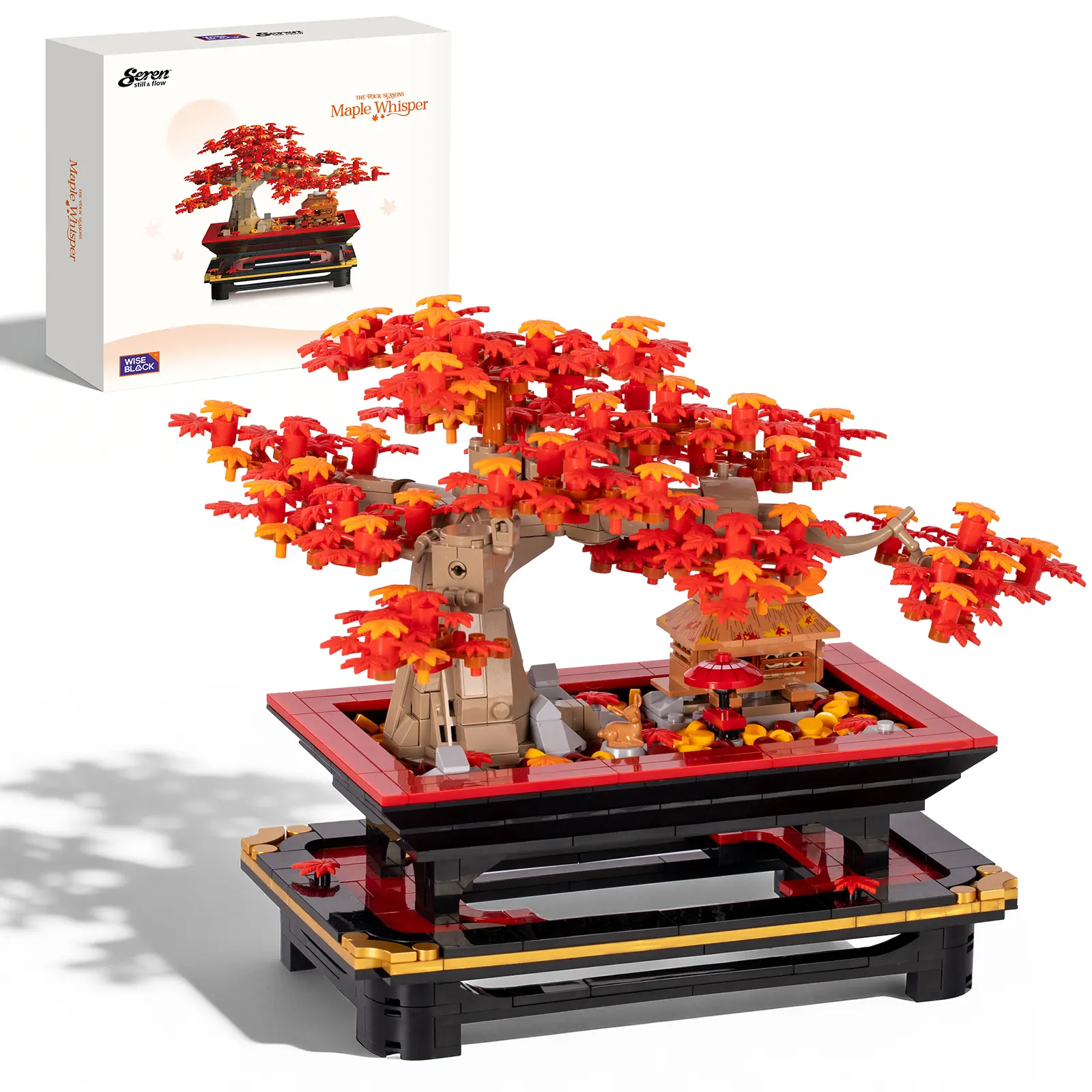 WISE BLOCK Maple Whisper Set 900 pcs 270x180x210mmfor Enthusiasts and Collectors, Model Kit, Building Blocks Set WISE BLOCK Maple Whisper Set 900 pcs 270x180x210mmfor Enthusiasts and Collectors, Model Kit, Building Blocks Set