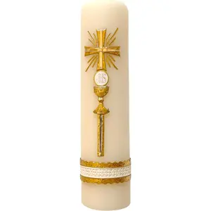 Custody Cross Candle Prayer Mass  Cirio Handma Vela Custodia