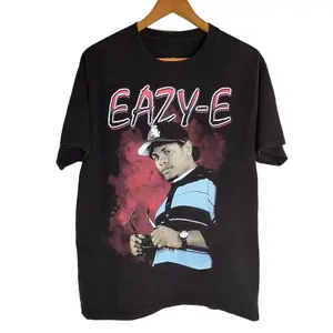 Eazy-E Rapper Retro Graphic T-Shirt for Everyday Wear