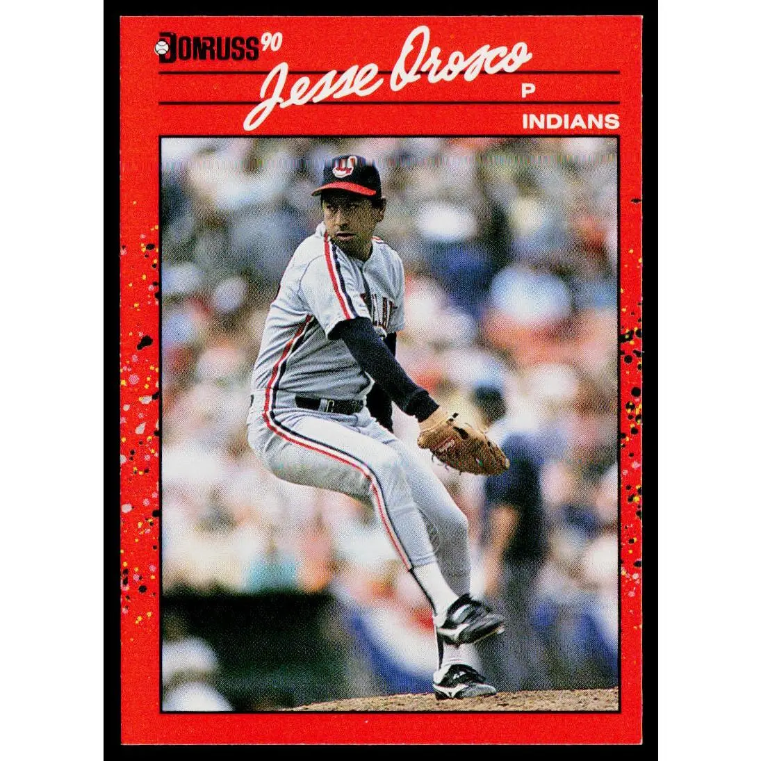 Jesse Orosco 1990 Donruss #154c Cleveland Indians