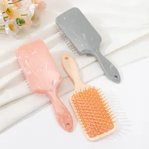 Marble Color Cushion Comb High Volume Hair Styling Tool, Puff Up Smooth Hair Design Air Bag Comb, Essential Beauty Accessory
