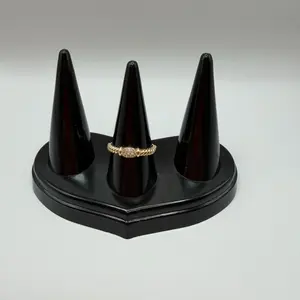 14K Italian Gold Oval Cluster Ring, size 7.5