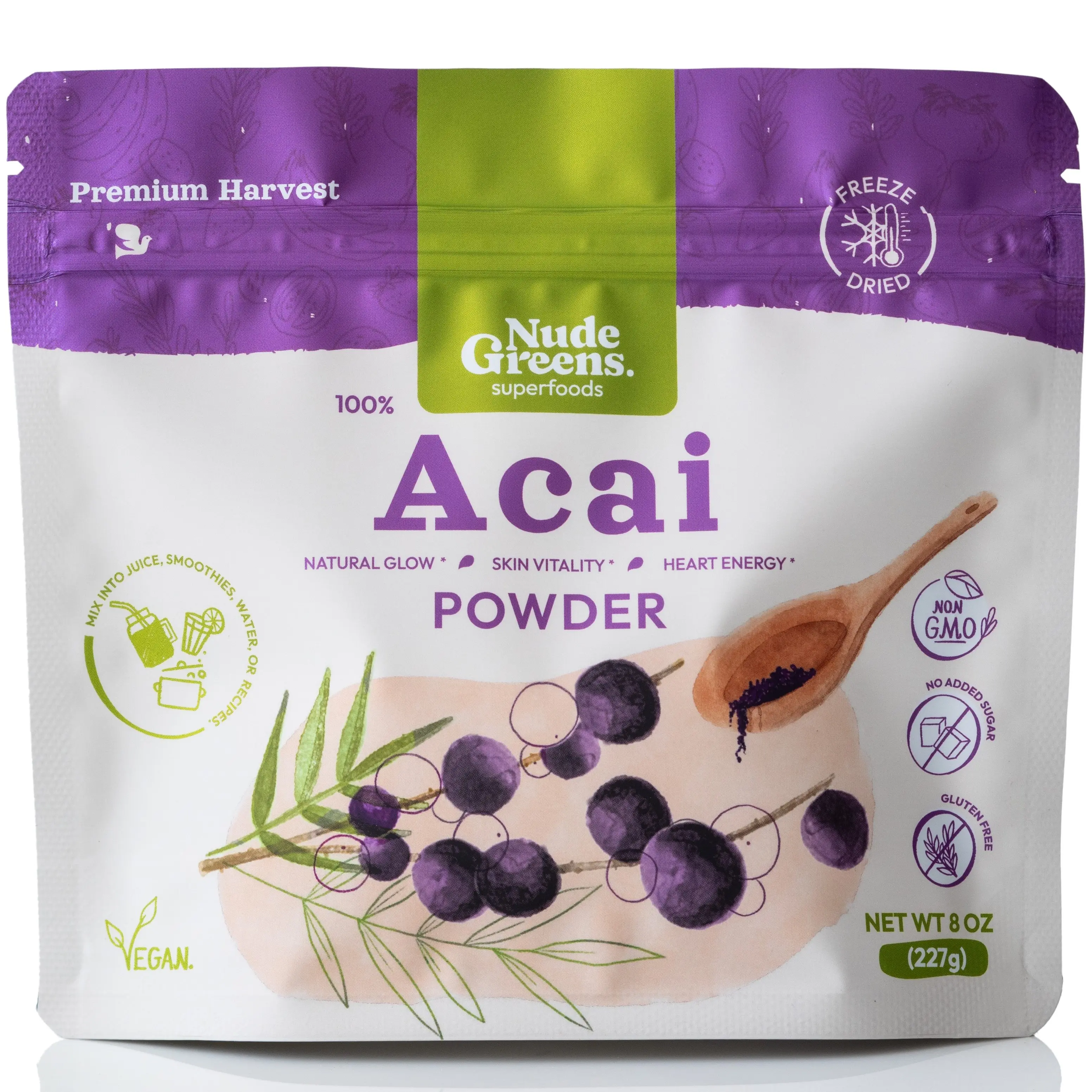Freeze-Dried Acai Powder | Superfood | Acai Bowls | 8oz | 100% Natural