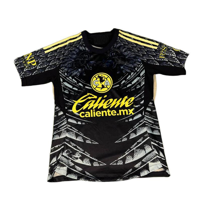 2526 Club America Away Blue Vintage Short Sleeve Top No.21 Henry Football Soccer Jerseys short-sleeve football jersey