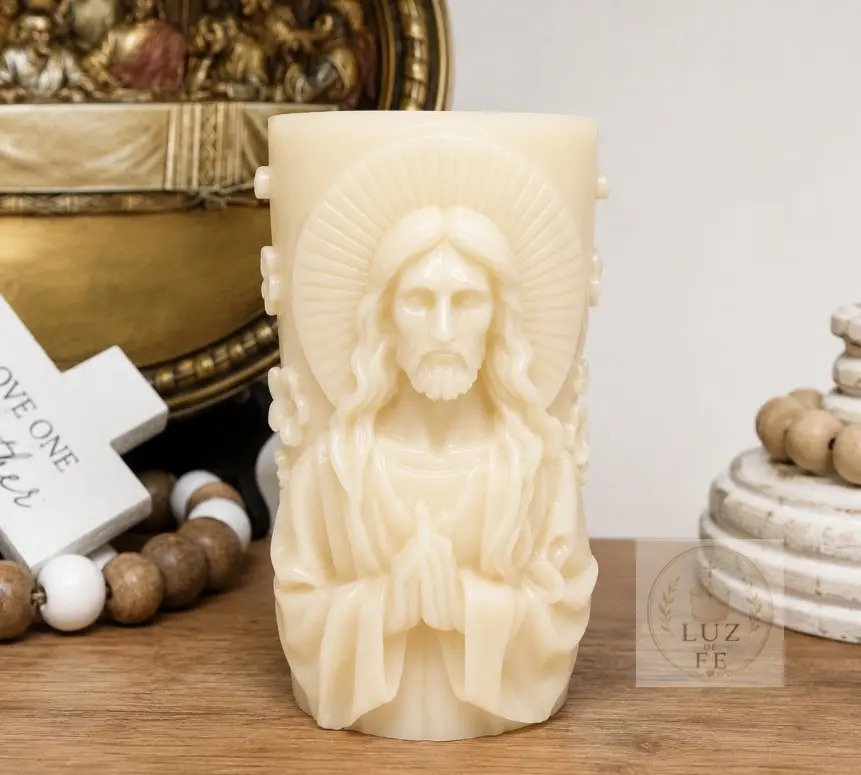 Pilar de Jesús Decorative Candles, Home Decor Accents for Living Spaces
