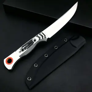 High-Quality Folding Knife, Edc Multi-Function Pocket Knife with Sheath, Ideal for Hiking Camping, Stylish Design, Perfect Gift for Men