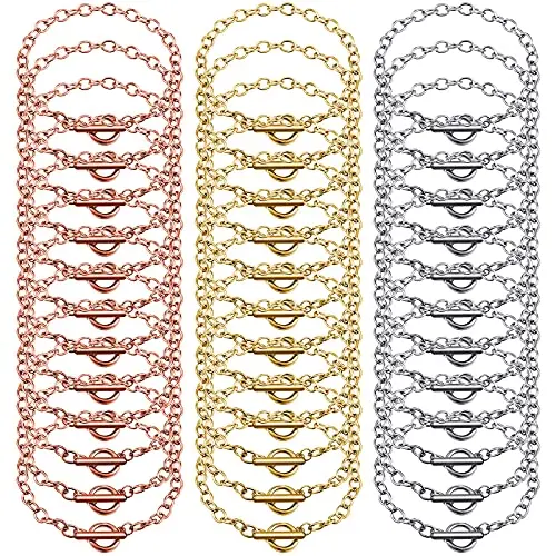 Gold, Silver and Rose Gold