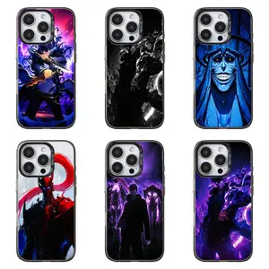 Solo Leveling Durable Phone Cases for iPhone 12-17 Pro/Pro Max/Plus, Smartphone Cellphone Handheld Devices Accessories, Ideal Holiday Gift for Friends