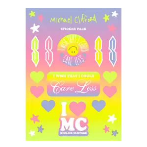 I Wish That I Could Care Less Sticker Pack