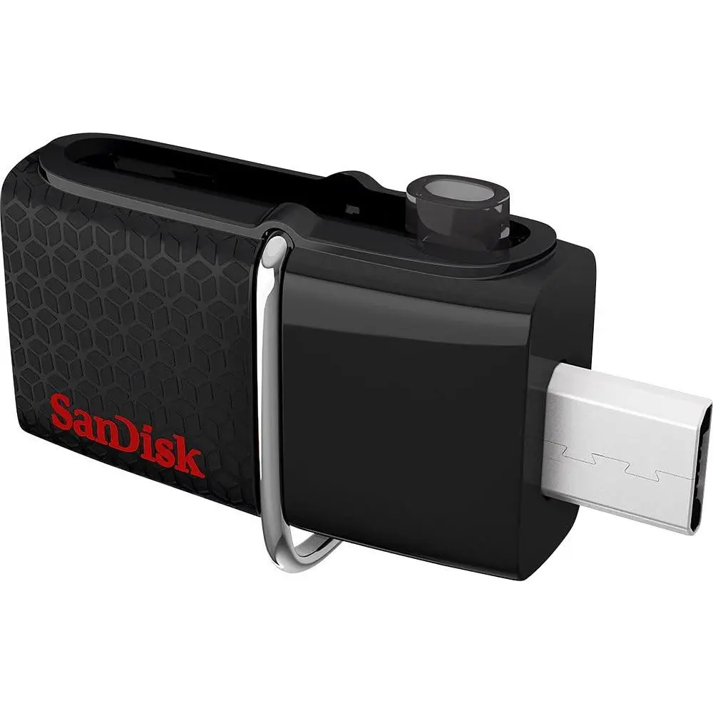 Sandisk Ultra Dual USB Flash Drive, 32 GB, Black (SDDD2-032G-A46)
