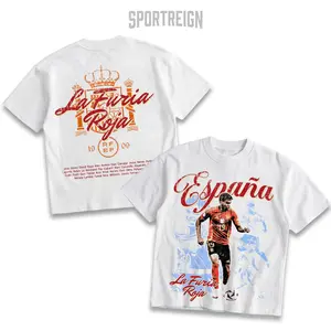 SPORTREIGN Lamine Yamal v3 Men's T-shirt, Soccer Fan Shirt, Lamine Yamal Fan Merchandise, Football Shirt, Graphic Tee Over Size, 100% cotton Shirt, Gift For Him, Made In USA.