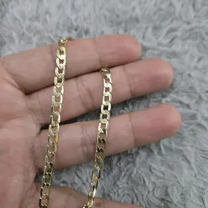 pulsera cubana oro laminado 14kl gold plated