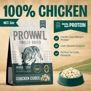 Freeze Dried Chicken Cubes