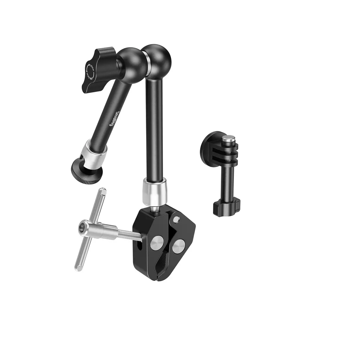 SmallRig Crab-Shaped Clamp with Aluminium Magic Arm, Camera Accessories for Digital Cameras and Tripods, Stabilizer