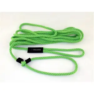212 MAIN Soft Lines No Tangle Floating Dog Swim Slip Leash, 0.5 In. Diameter x 40 Ft., Lime Green, No Tangle Leash