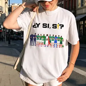 Y Si Si Mexico Football T-Shirt, Funny Mexico Soccer Fan Graphic Tee, Vintage Mexican Football Supporter Shirt, World Tournament Inspired Apparel, Patriotic Sports Gift For Men And Women