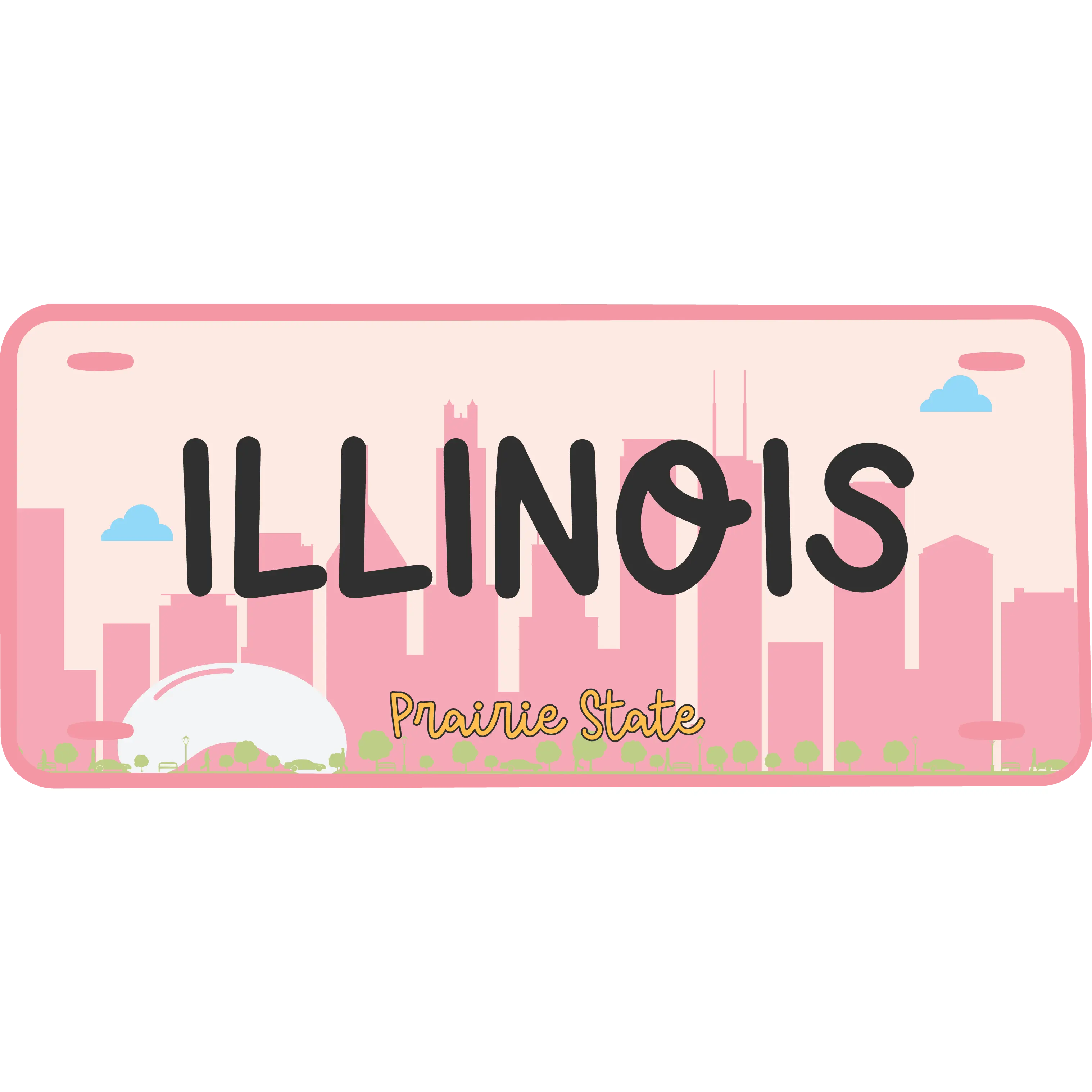 Illinois Plate Sticker
