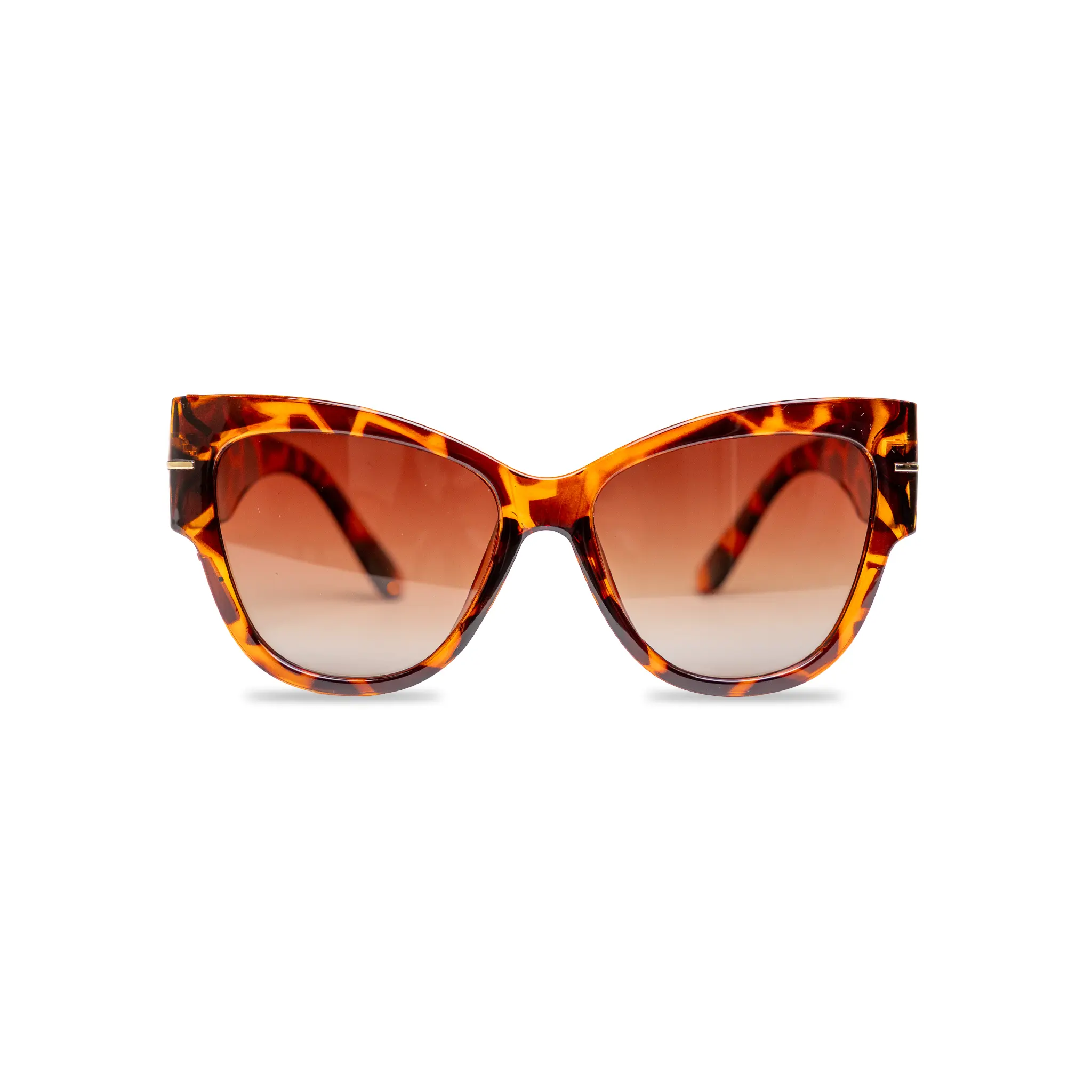 ZURRICI Designer Fashion Women's Sunglasses - Premium Luxury Stylish Shades with Leopard Shell Frame and Gradient Lenses