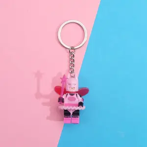 New 2026 Unisex Stainles Stell Figure Doll Abs Keychain Betman Buzz Lightyear Cartoon Character Car Ornament Keybag Accessories Gift Jewelry Fashion Trendy Creative For Women And Men