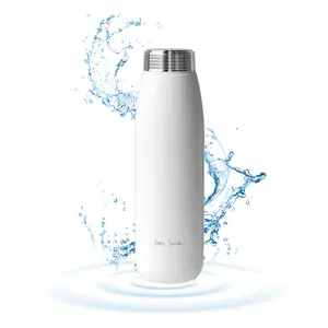 JOHNSMITH Hydrogen Water Bottle, Alkaline Water Bottle 15oz, Creates High pH Premium Water, Portable Insulated Stainless Steel Bottle Alpine Ore Filter Water Bottle for Sports, Outdoor, Office