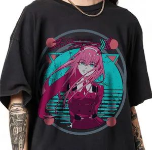 Zero Two Anime T-shirt, Graphic Tee, Special Aesthetic Anime, Retro T-shirt, Unisex T-shirt