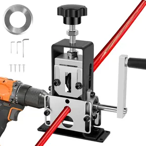 Manual Wire Stripping Machine Gauge Wire 0.06-1 inches |   Scrapping Copper Wire Peeler Machine |   Drill Powered Hand Crank Wire Stripper Tool for Scrap Copper Recycling (Wire Stripper Machine)