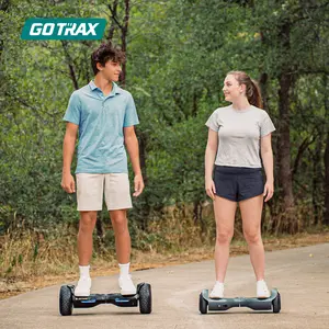 Gotrax COSMOS Hoverboard with 8.5" All Terrain Offroad Tires, Music Speakers & Front LED Lights, Dual Brushless Motor up to 7.5MPH, 144Wh big battery up to 7.5 Miles, UL2272 Certified Self Balancing Scooter for 44-265lbs Kid Adult