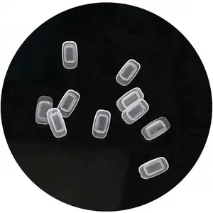 Push-in Eyeglasses Nose Pads, 5 Pairs Snap in Glasses Nose  for Eye Glasses Sunglasses,Replacement for Frames,Soft  Nose Bridge Pads,Anti-Slip Nose Guards(11mm,Square)