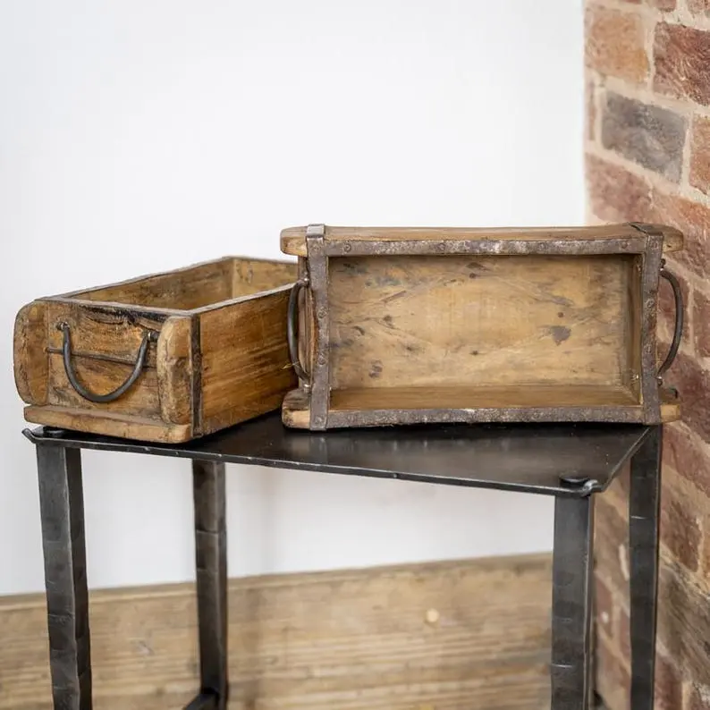 Vintage Brick Mould - Storage Box Set of 2 for Home Decor and Storage