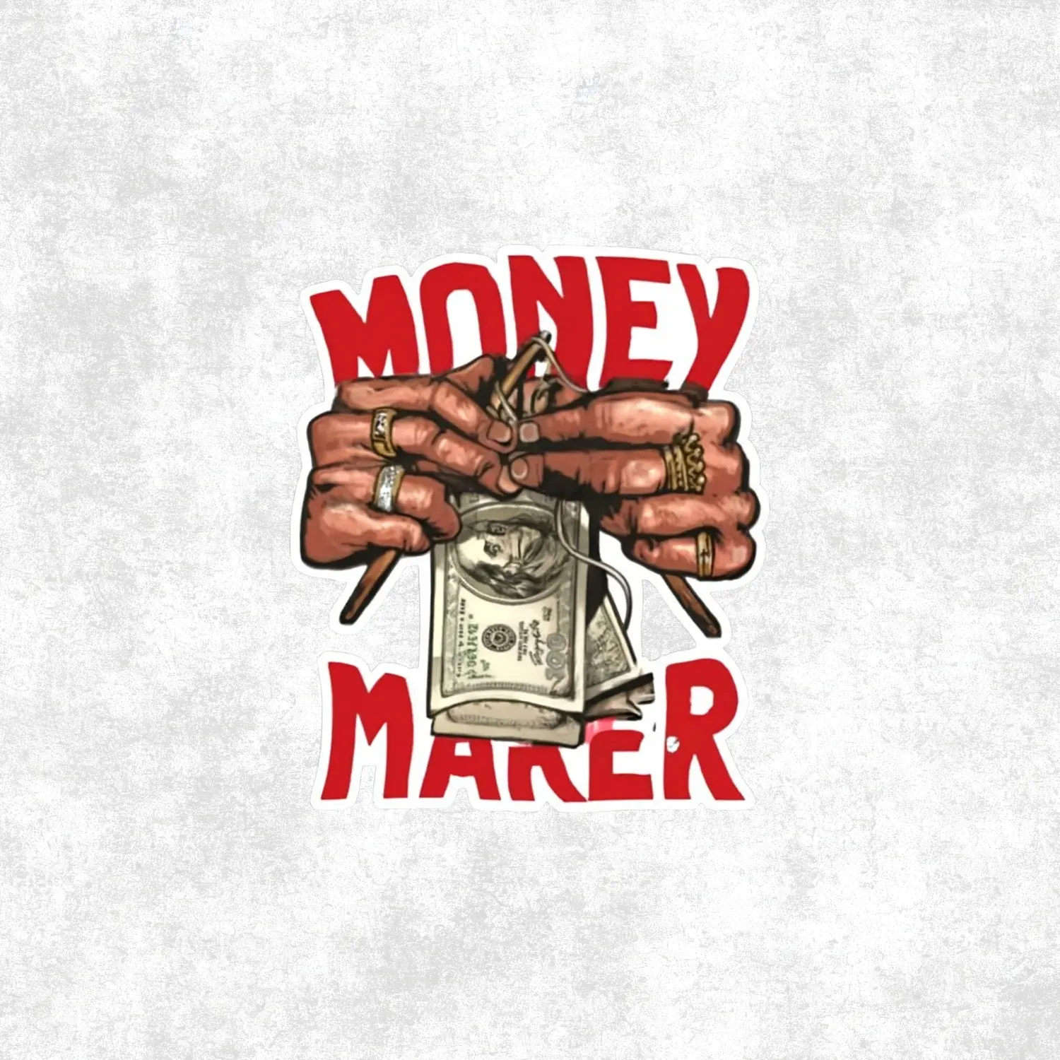 Money Maker Vinyl Sticker – Bold, Powerful Design